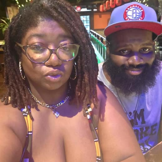 Chamere and Anthony together on their sushi date night